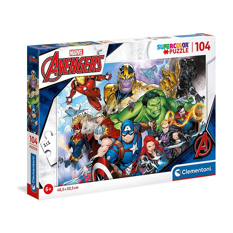 Clementoni Puzzle Super Color Marvel Avengers 104 Pcs