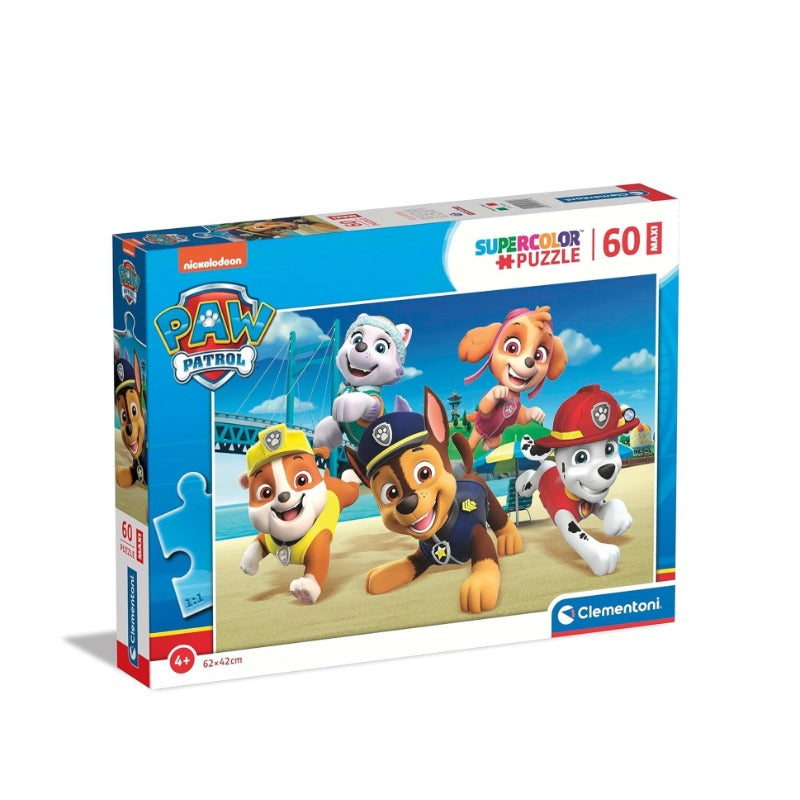 Clementoni Puzzle Super Color Maxi Paw Patrol 60 Pcs