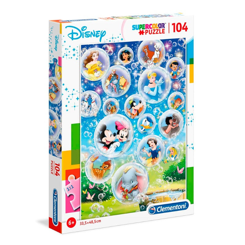 Clementoni Puzzle Super Color Disney Classic 104 Pcs