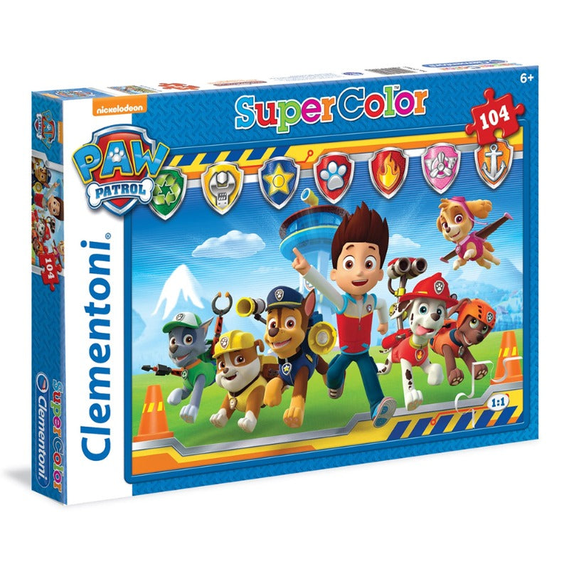 Clementoni Puzzle Super Color Paw Patrol 104 Pcs