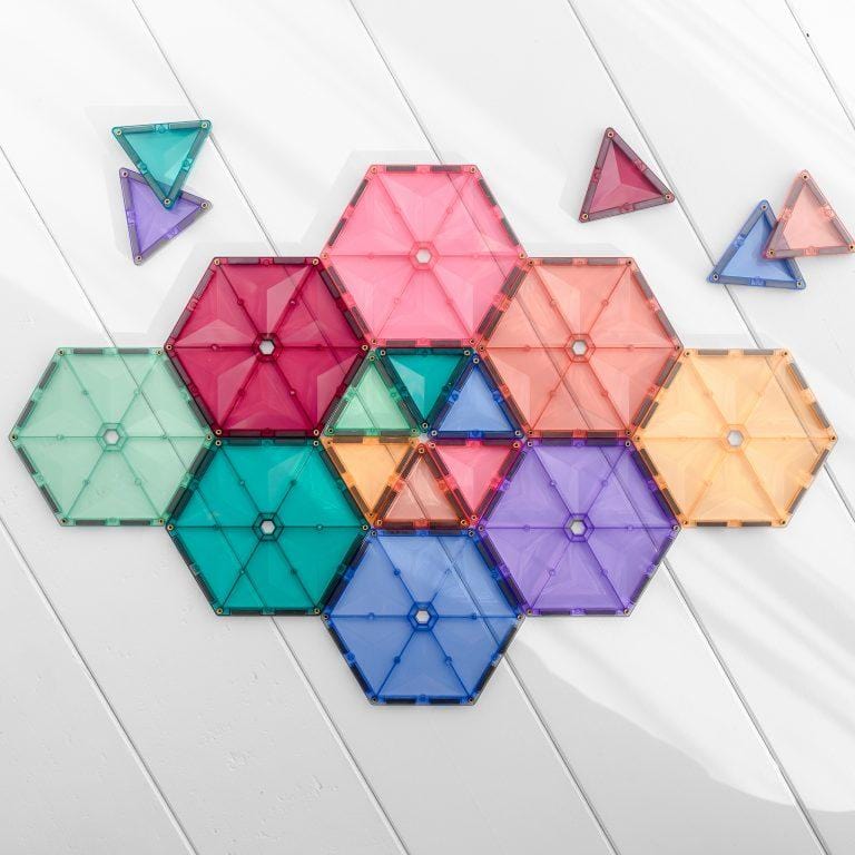 Connetix - Tiles Pastel Geometry Pack - 40 Pcs