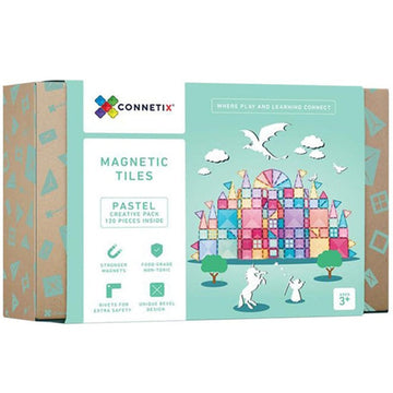 Connetix - Magnetic Tiles Building Set - 120 Pcs