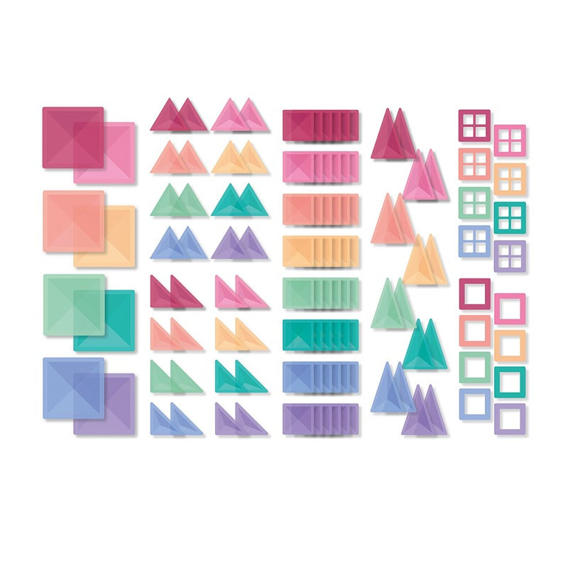 Connetix - Magnetic Tiles Building Set - 120 Pcs