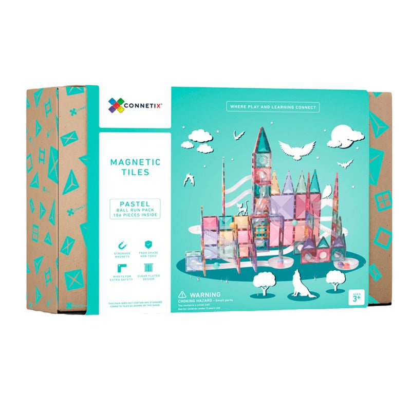 Connetix - Pastel Ball Run Pack - 106 Pcs