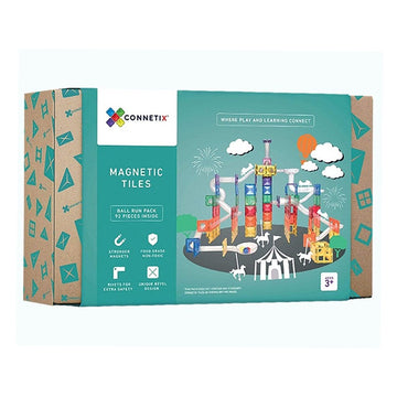 Connetix - Tiles Ball Run Pack - 92 Pcs