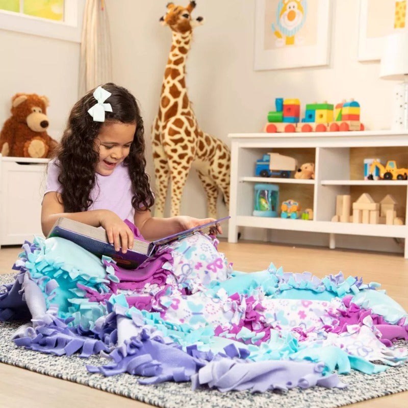 Melissa and Doug Butterfly Fleece Quilt