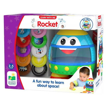 صاروخ الفضاء في رحلة التعلم