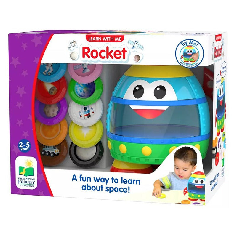 صاروخ الفضاء في رحلة التعلم