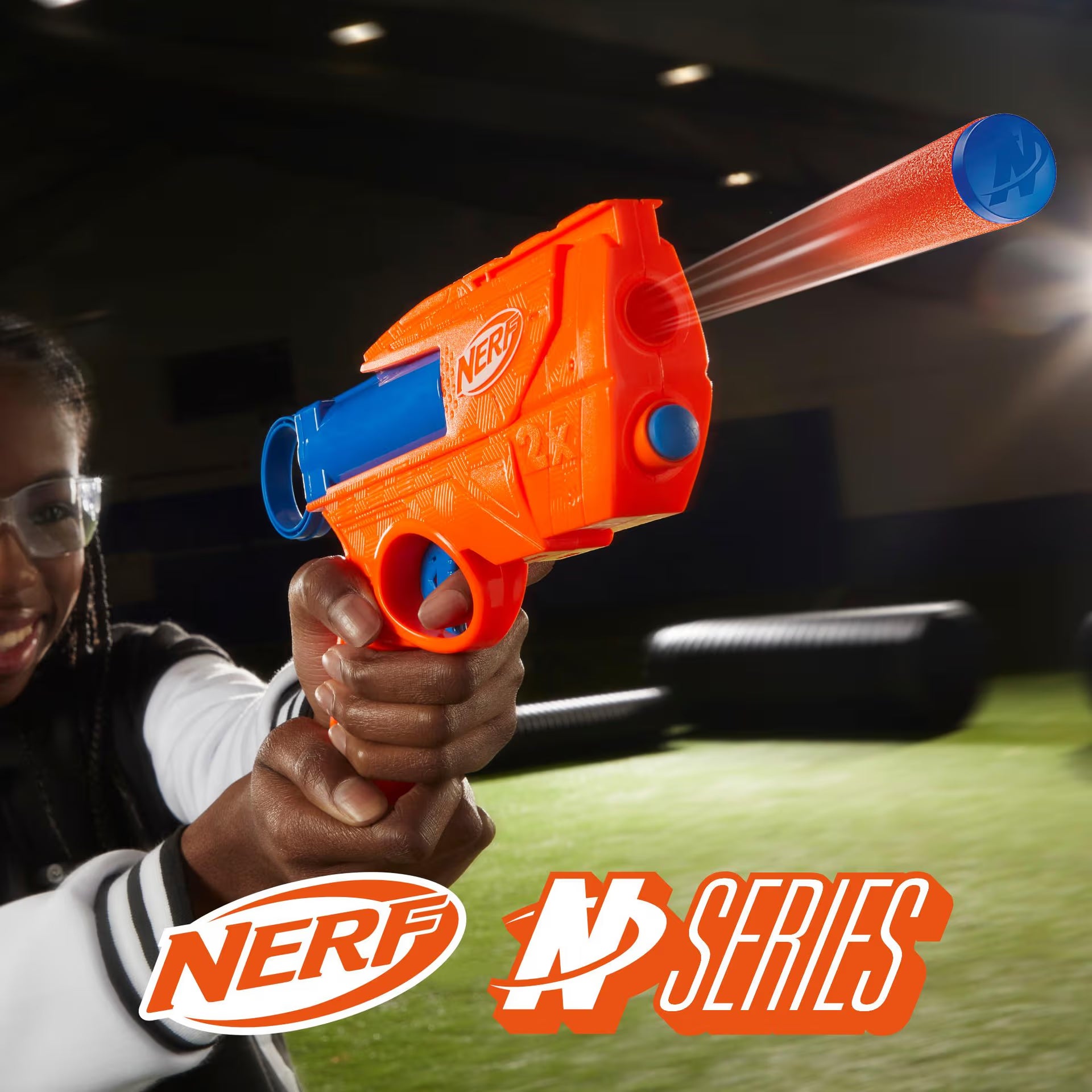 Nerf N Series - Ward Blaster And 2 Nerf N1 Darts Compatible