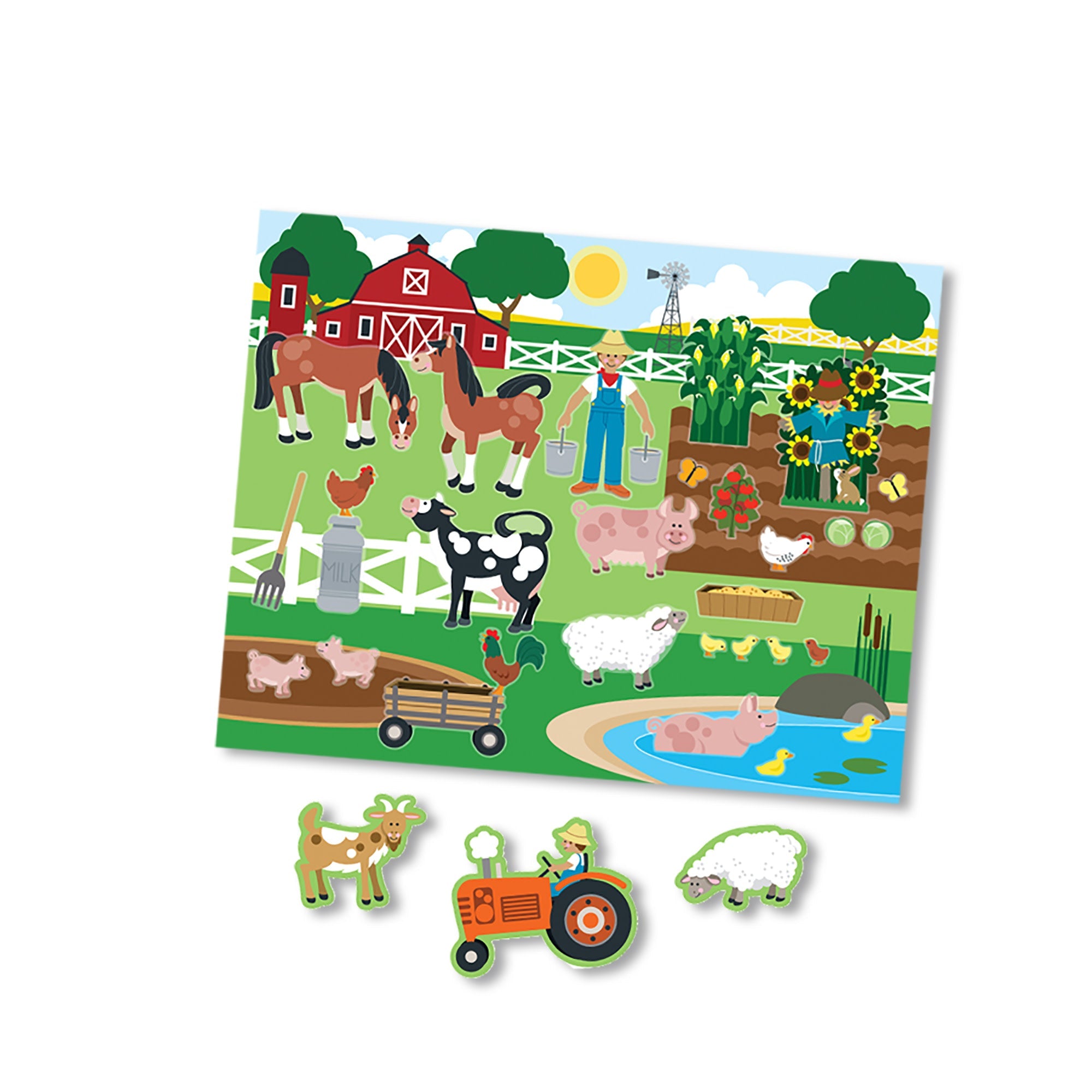 Melissa and Doug Reusable Sticker Pad - Habitats