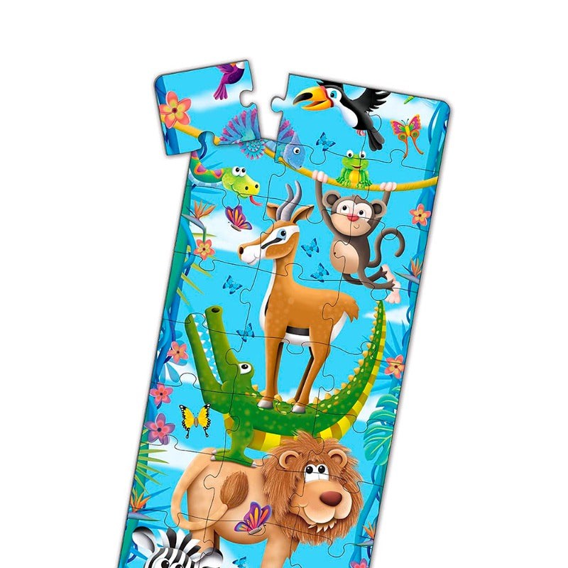The Learning Journey Long And Tall Puzzle Big To Small Animals - 50 Pcs