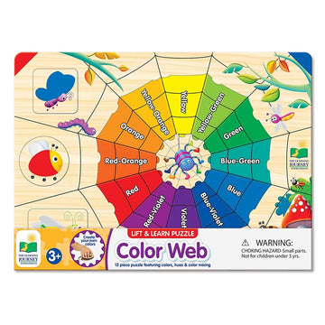 The Learning Journey Lift And Learn Color Web Puzzles