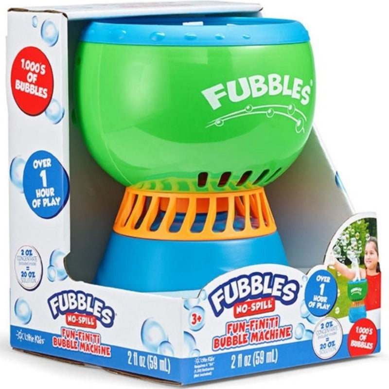 Fubbles No-Spill Fun-Finiti Bubble Machine