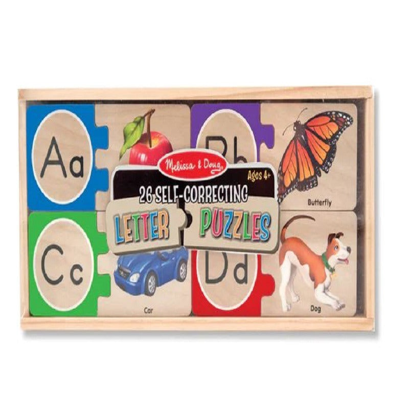 Melissa And Doug Self-Correcting Alphabet Letter Puzzles