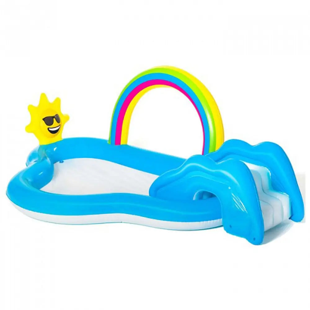 Bestway®  8'5" x 57" x 36"/2.57m x 1.45m x 91cm Rainbow N' Shine Play Center