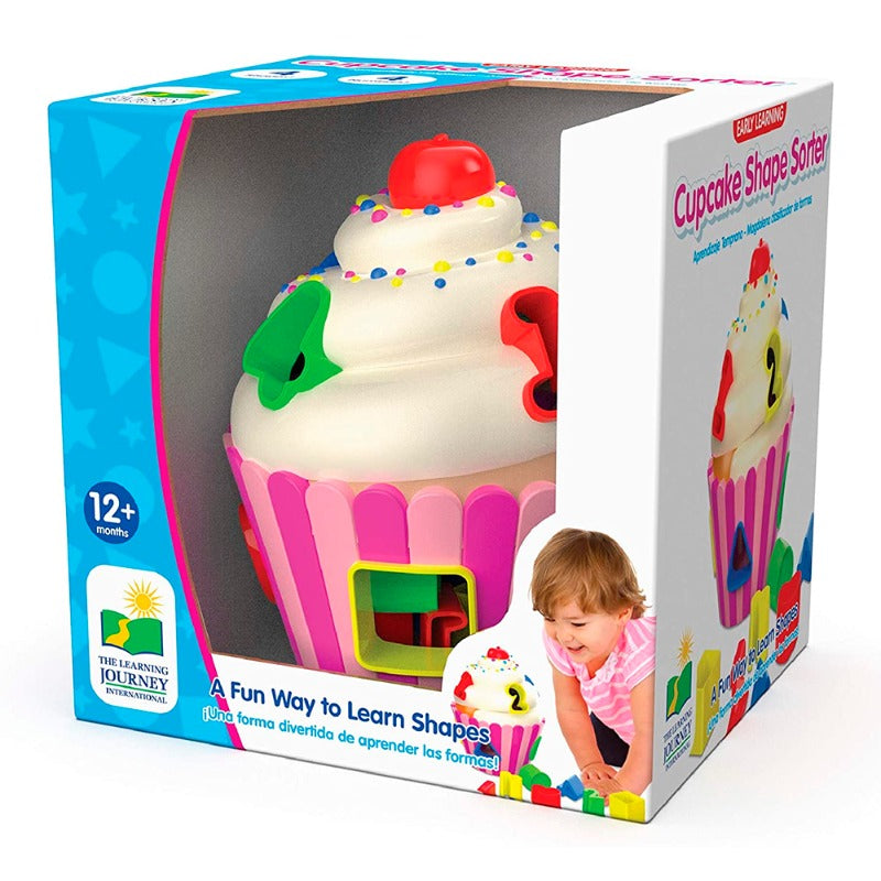 The Learning Journey Early Learning Cupcake Shape Sorter