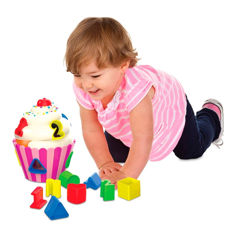 The Learning Journey Early Learning Cupcake Shape Sorter