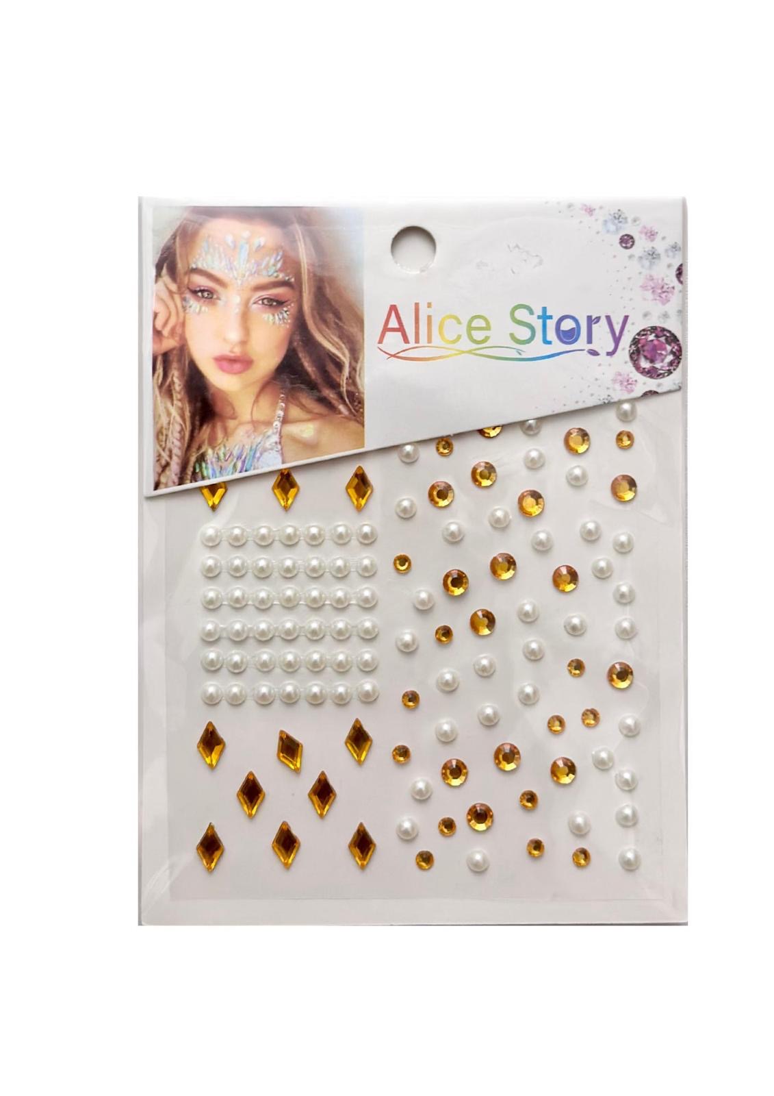 Face Stickers Crystals - 12 Pcs