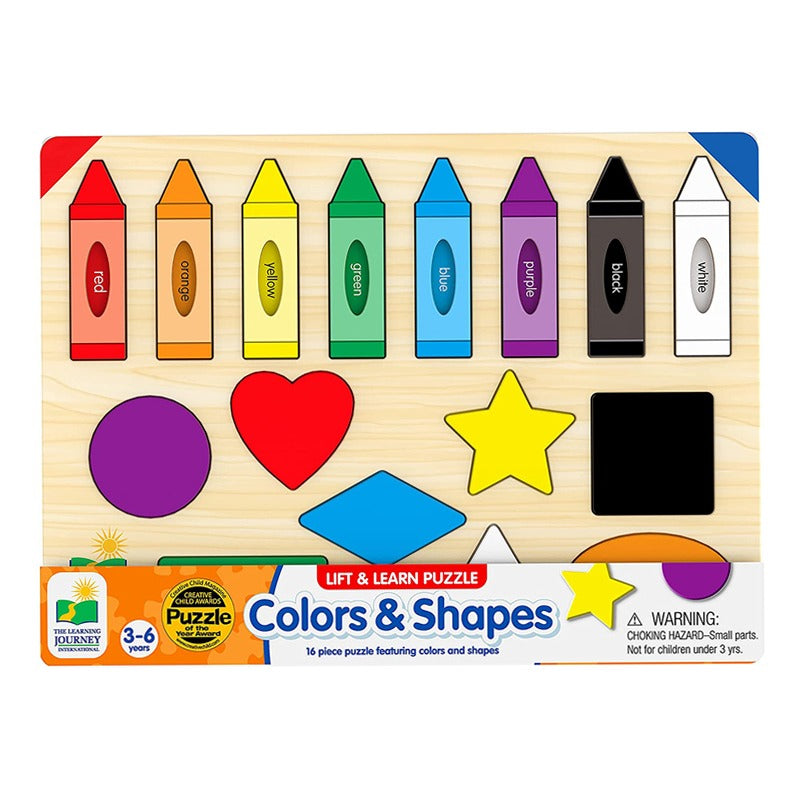 The Learning Journey Lift And Learn Colors And Shapes Puzzle