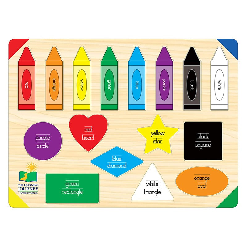 The Learning Journey Lift And Learn Colors And Shapes Puzzle