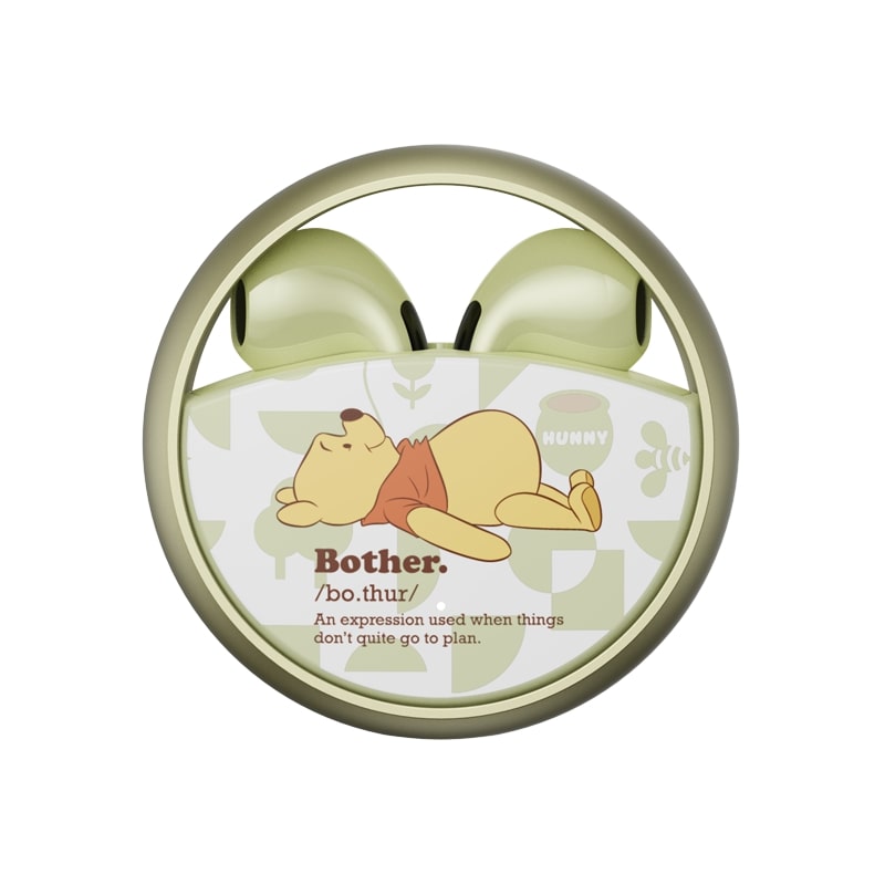 Disney Bluetooth Wireless Headphones Winnie Green