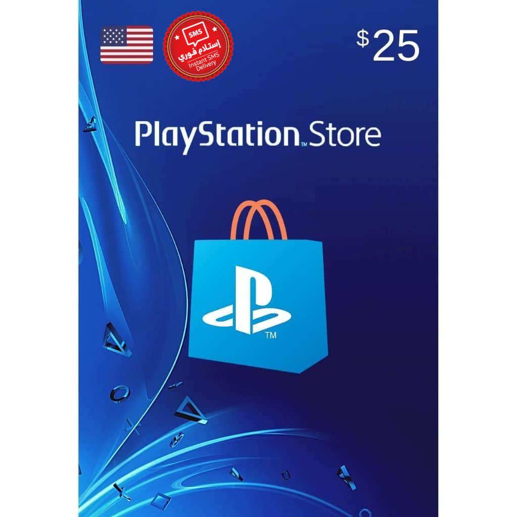 PlayStation Store Gift Card $25 - USA (SMS Delivery)