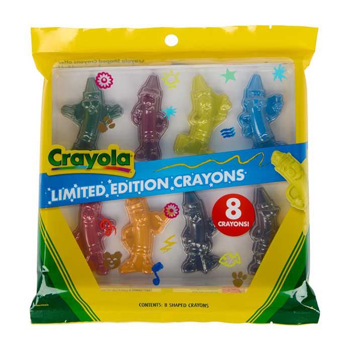 Crayola Limited Edition Character Shaped Crayons - 8 Pack