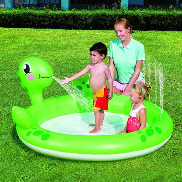 Bestway® 71"x60"x26" Interactive Turtle Play Pool