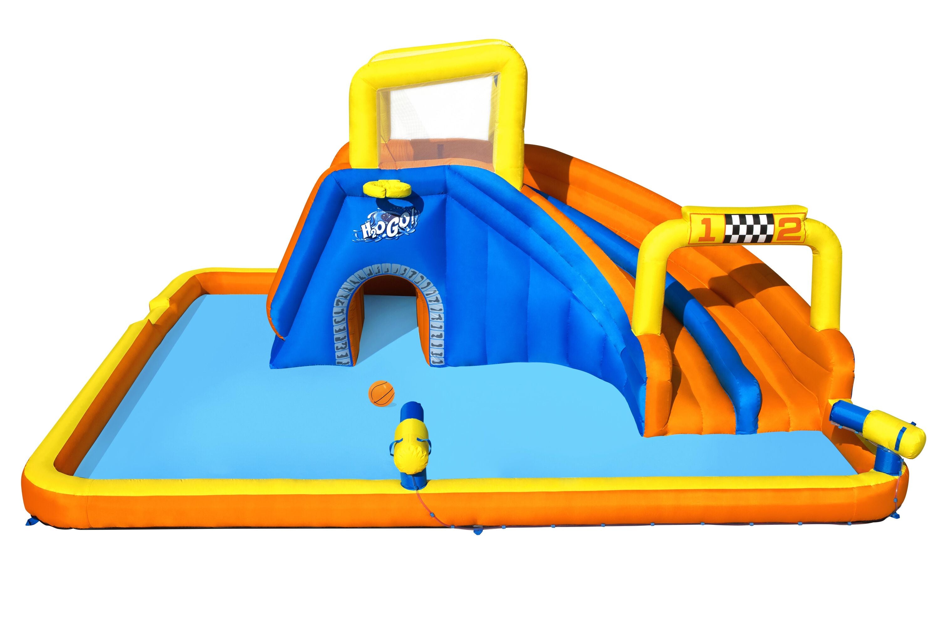 18'1" X 16'6" X 8'8"/5.51M X 5.02M X 2.65M SUPER SPEEDWAY MEGA WATER PARK