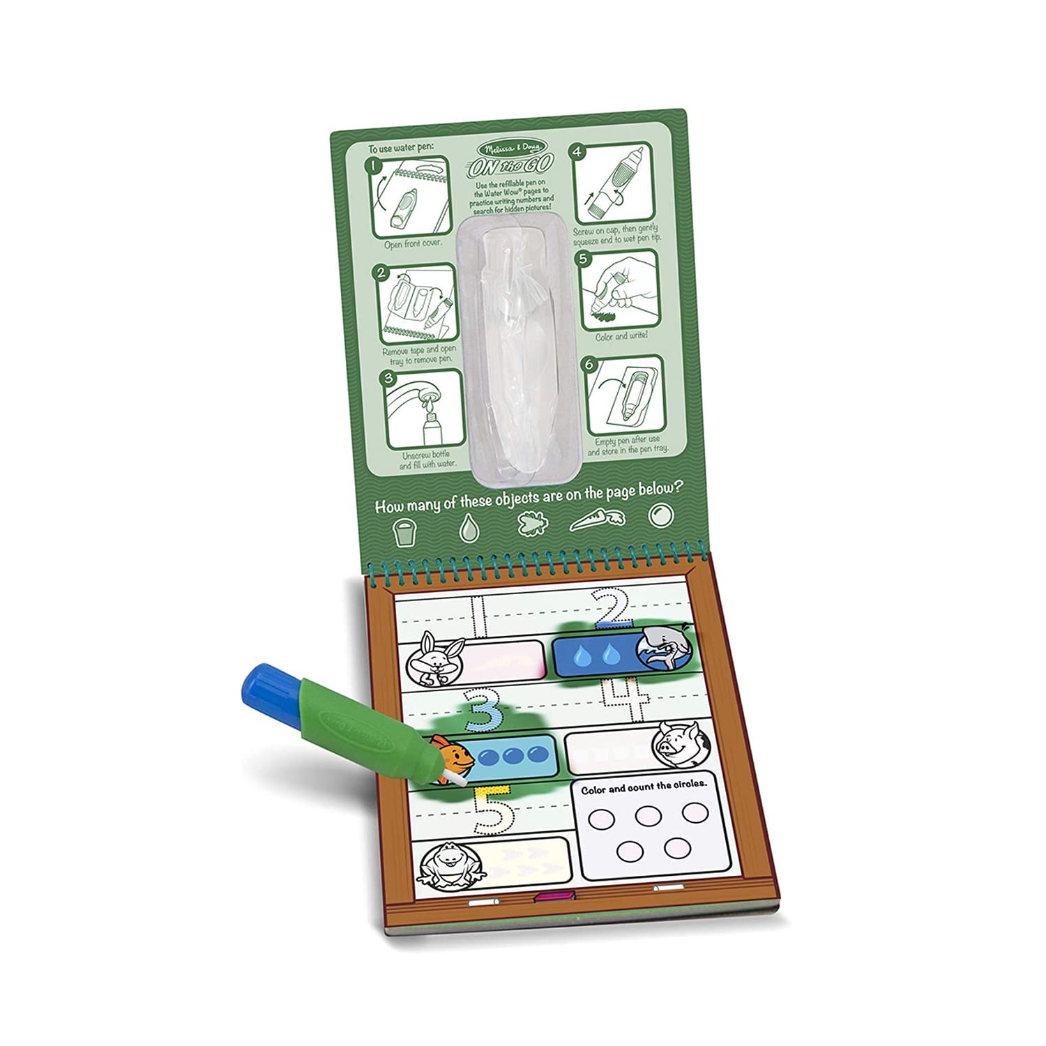 Melissa And Doug Numbers Water Wow