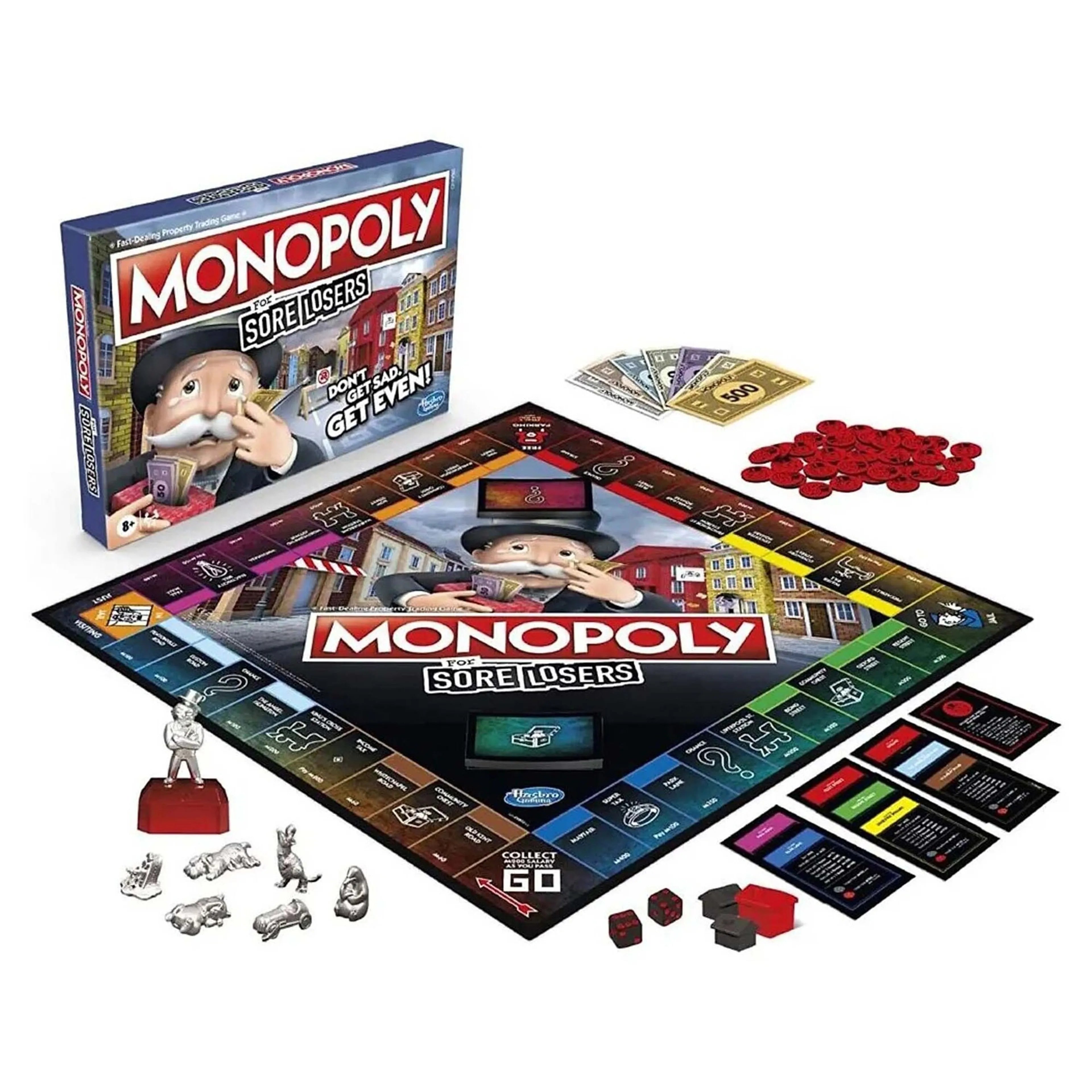 Hasbro Monopoly For Sore Losers Board Game