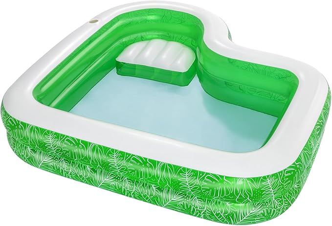 Bestway®  7'7" x 7'7" x 20"/2.31m x 2.31m x 51cm Tropical Paradise Family Pool