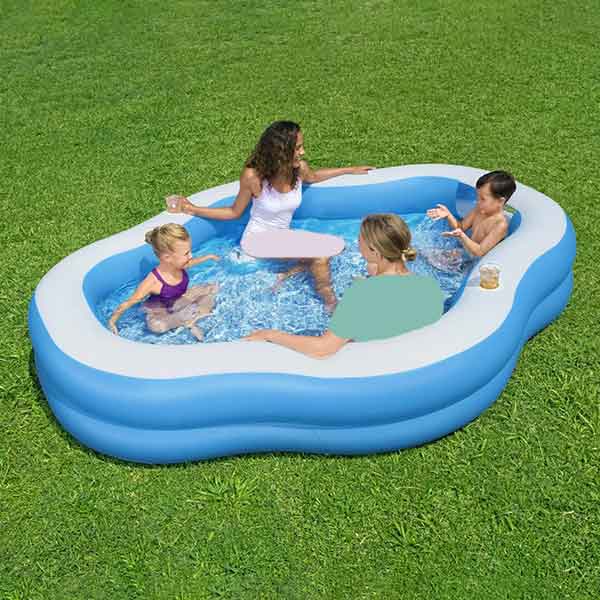 Bestway®  8'10" x 6'6" x 20"/2.70m x 1.98m x 51cm Splashview Family Pool
