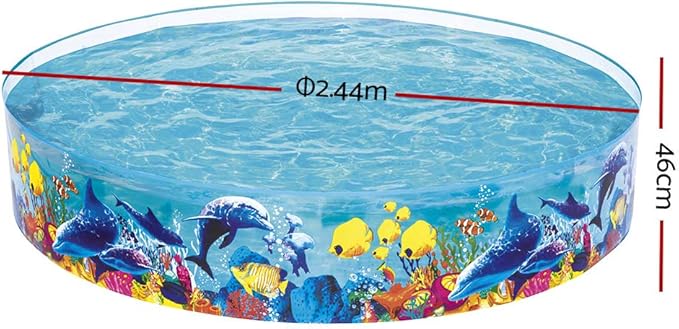 Bestway®  Φ8' x H18"/Φ2.44m x H46cm Fill 'N Fun Odyssey Pool