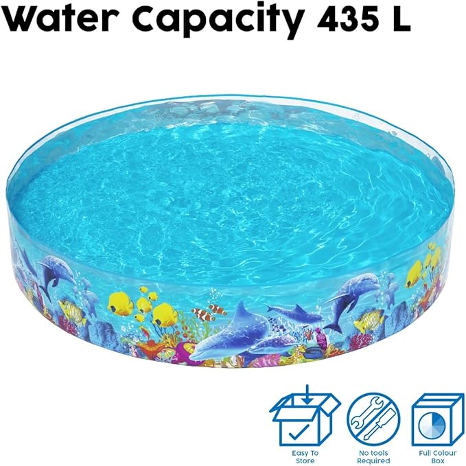 Bestway®  Φ8' x H18"/Φ2.44m x H46cm Fill 'N Fun Odyssey Pool