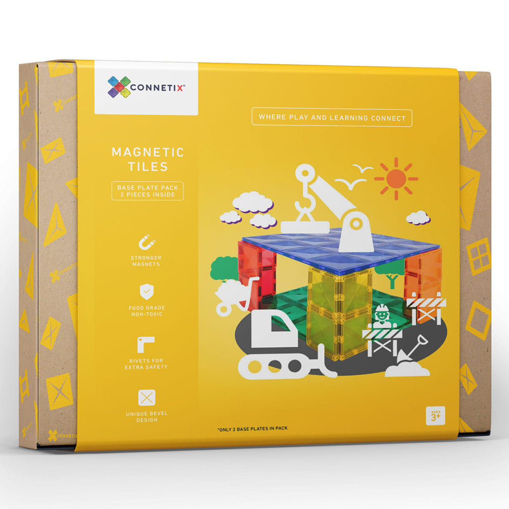 Connetix - Magnetic Tiles 2 Piece Base Plate Pack