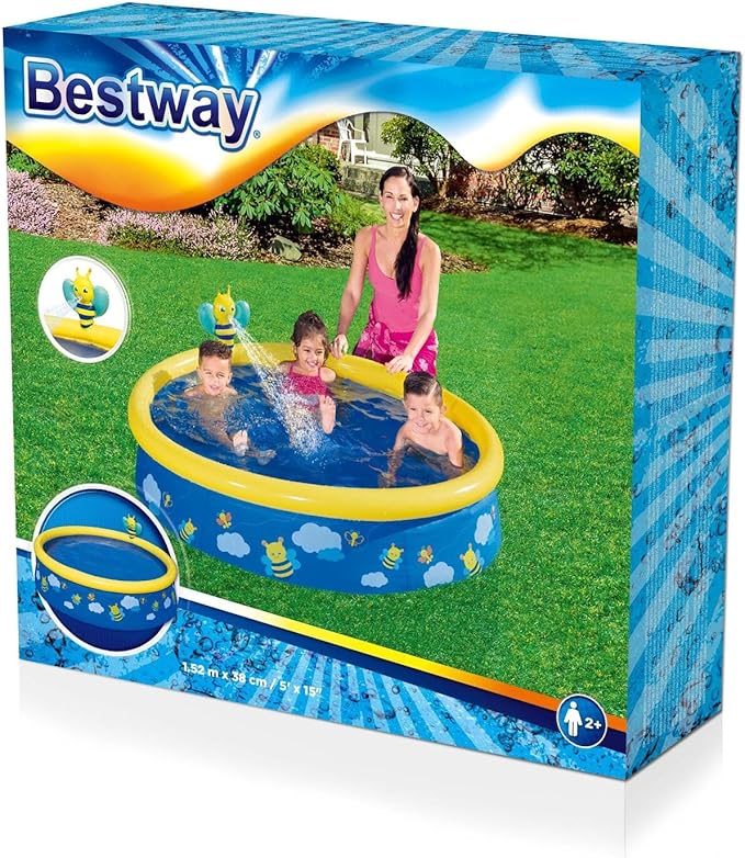 Bestway®  5' x 15"/1.52m x 38cm My First Fast Set Spray Pool