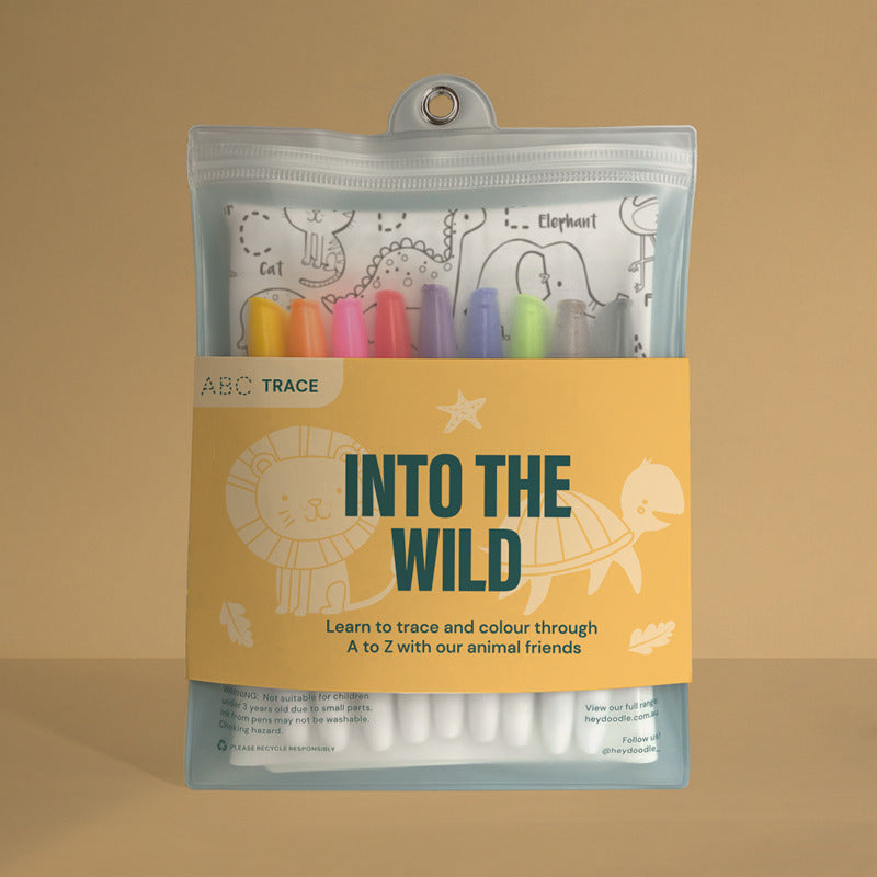 HeyDoodle Into The Wild Silicone Mat Colouring