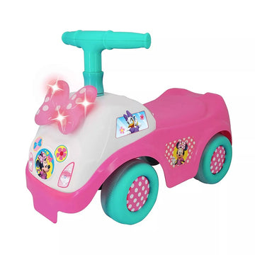 Kiddie Land Disney Minnie Mouse Lights N' Sounds Activity Ride On - Pink