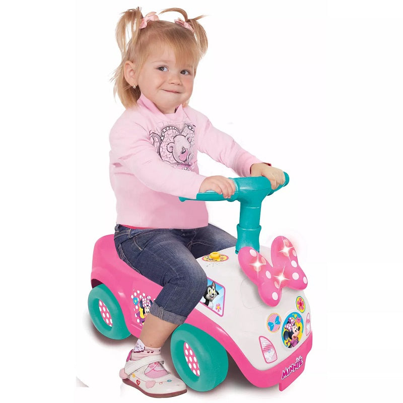 Kiddie Land Disney Minnie Mouse Lights N' Sounds Activity Ride On - Pink