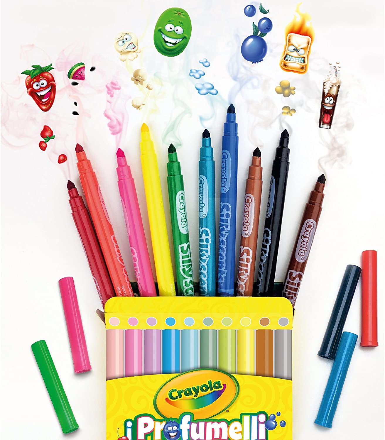 Crayola Silly Scents Sweet Fine Line Washable Markers - 10 Pack