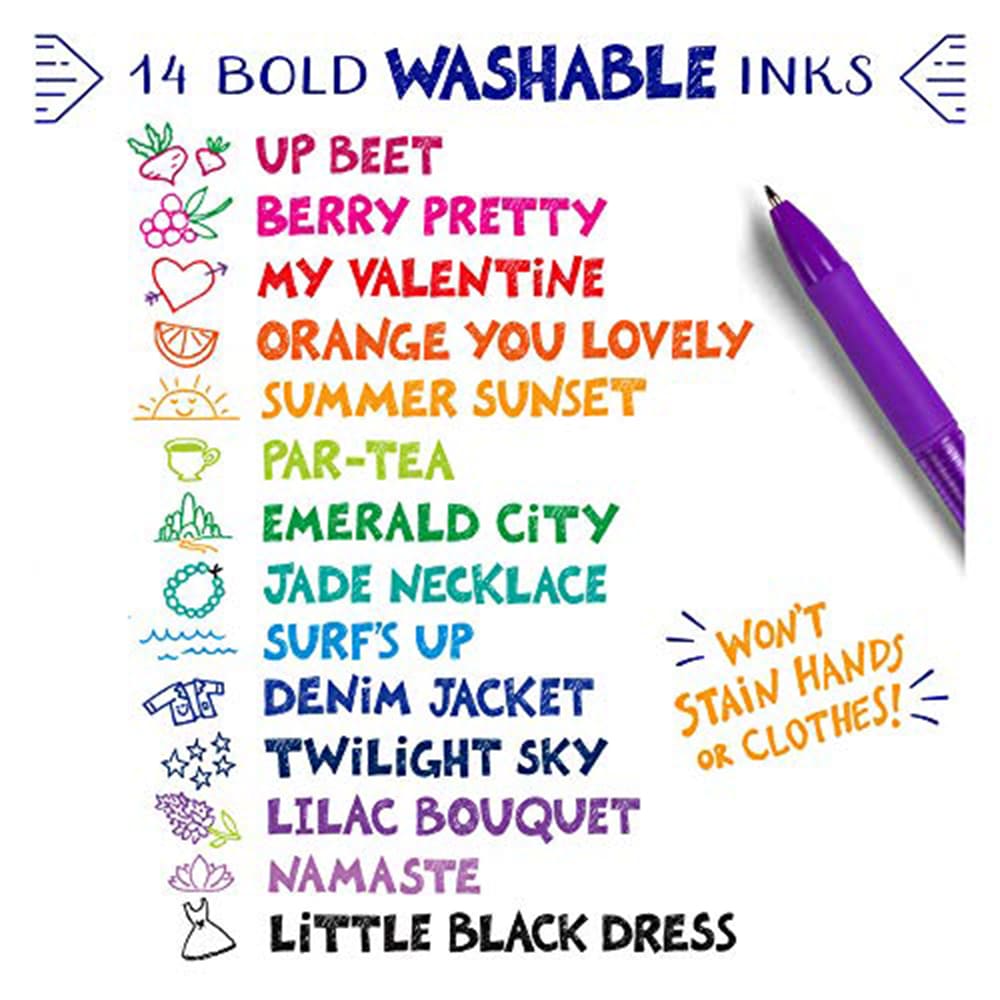 Crayola Colored Gel Pens Washable 14 Count