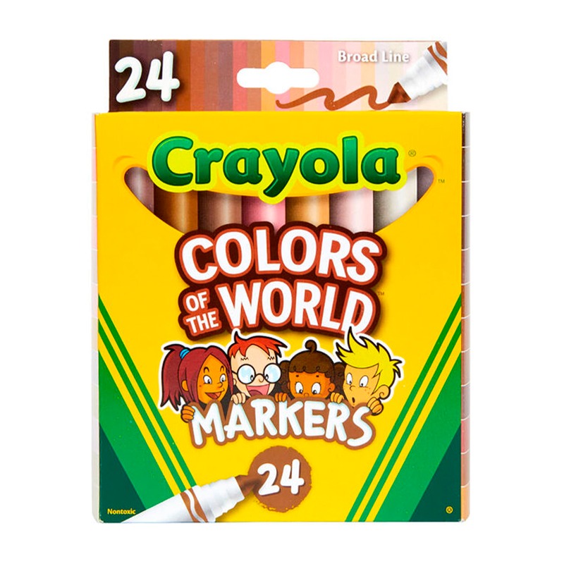 Crayola Washable Broad Line Markers 24Ct