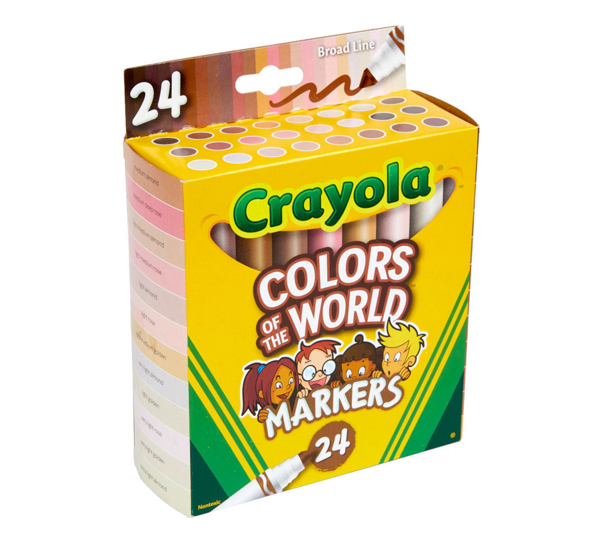 Crayola Washable Broad Line Markers 24Ct