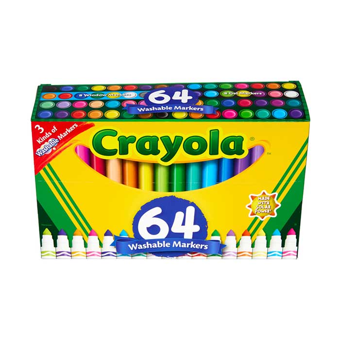 Crayola Washable Markers Variety Pack - 64 Pieces