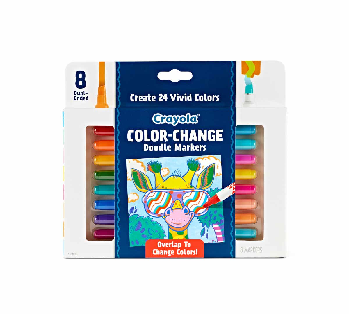 Crayola Doodle & Draw Color Change Doodle Marker - 8 Pieces