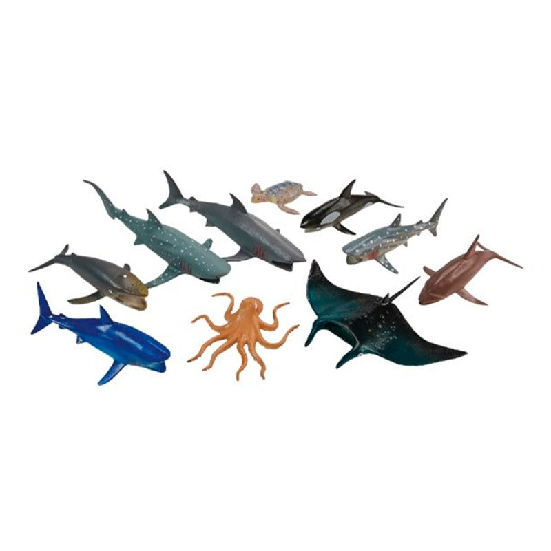 Wenno Ocean Animals Playset - 10 Pcs