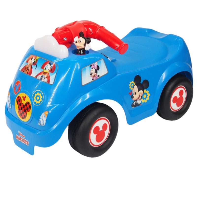 Kiddie Land Disney Mickey Mouse Lights N' Sounds Activity Ride On - Blue