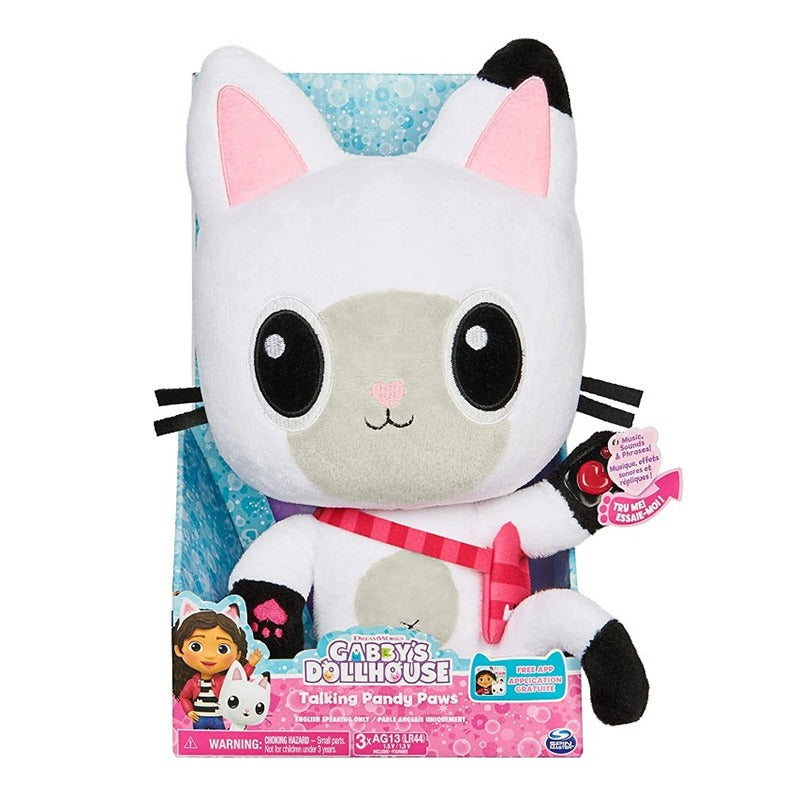 Gabbys Doll House Talking Pandy Paws Plush Toy
