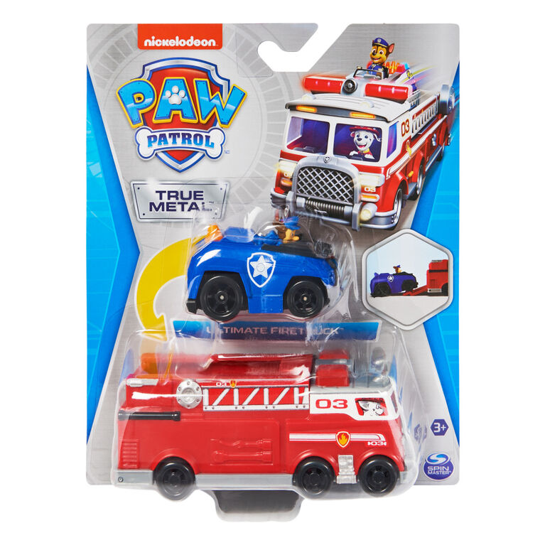Paw Patrol True Metal Firetruck Vehicle - Chase